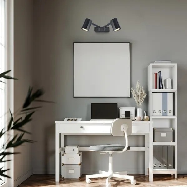 Spot de perete Rabalux 73028 KARTER 2xGU10/5W/230V