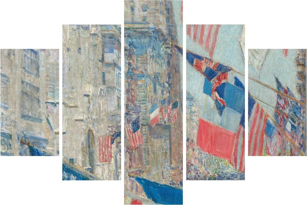 Tablou - Childe Hassam, Allies day, reproducere (150x105 cm)