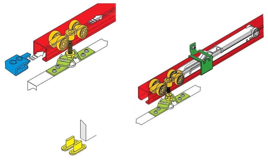 Uși culisante 90 cm Sharlene IV (beton + negru mat + negru). 1043740