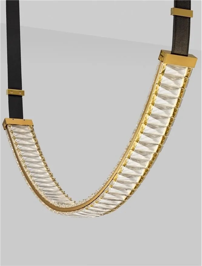 Lustra LED suspendata design elegant LAZURA