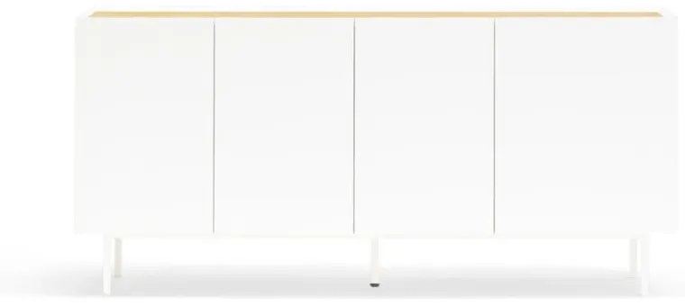 Comodă Teulat Arista, lățime 165 cm, alb