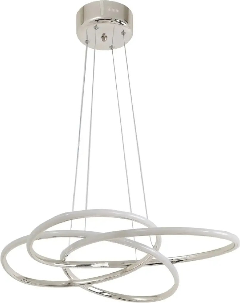 Lustra coloare crom cu led,3 color lumina homs ro,lx,40025