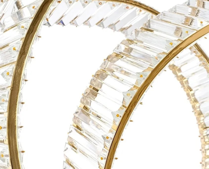 Lustra LED moderna design deosebit CHARMES 120 auriu