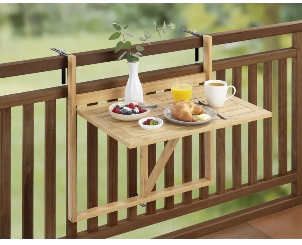 Măsuță de grădină din bambus 44x64 cm Waikiki – Wenko