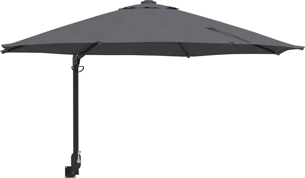 vidaXL Parasol de Grădină Antracit 248 x 248 x 148 cm