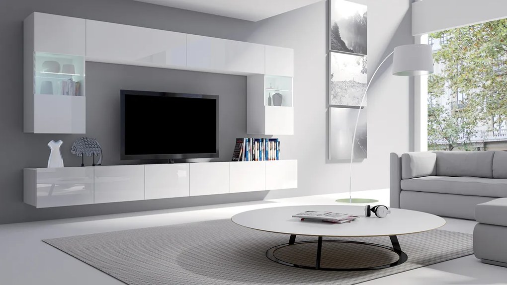 MEBLINE Set mobilier CALABRIA 1 alb