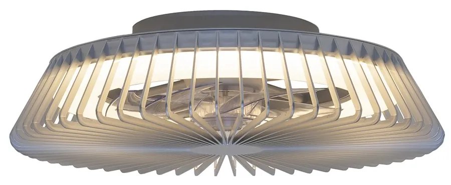 Lustra LED Smart cu Ventilator si telecomanda HIMALAYA argintiu