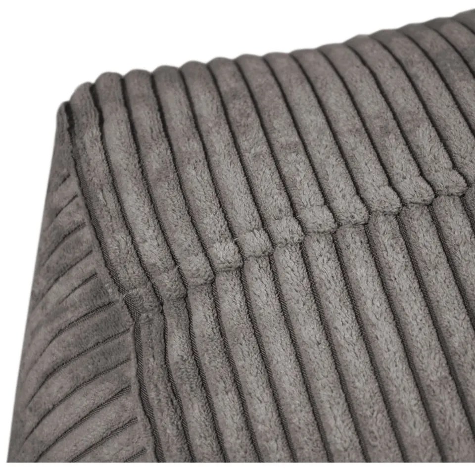 Fotoliu bean bag mov cu tapițerie din catifea reiată Plus 50 Lounge – SLOWDOWN