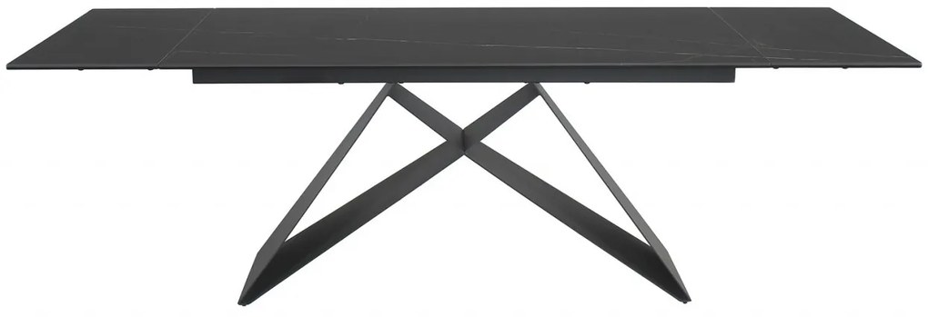 Masa extensibila Westin Ceramic Sahara negru/negru mat L160-240 cm