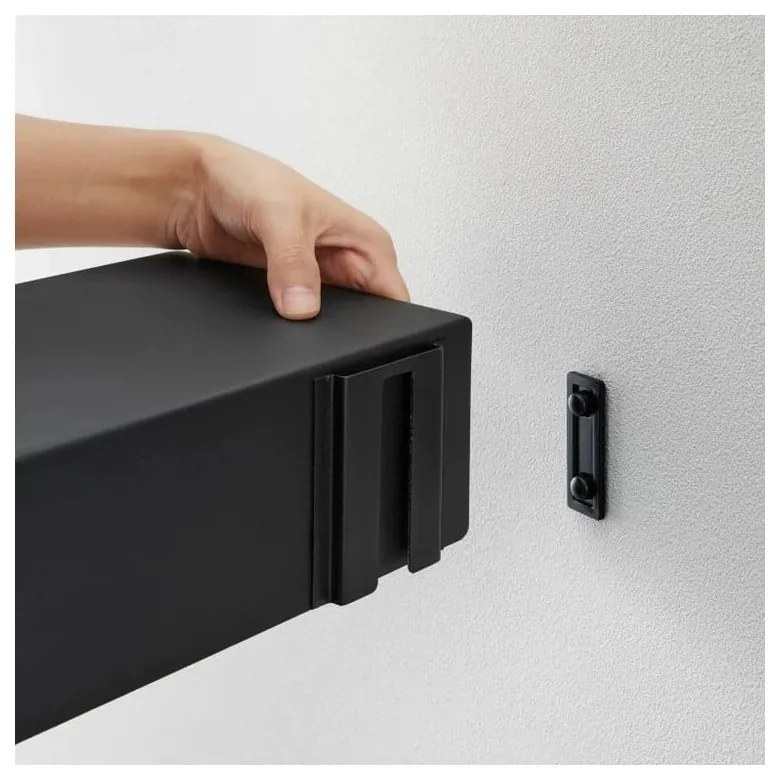 Raft alb din metal 90 cm – YAMAZAKI