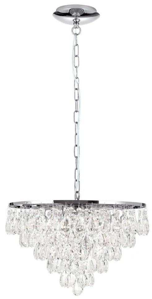 Lustra suspendata cristal K9 design elegant CELESTE D-45 crom