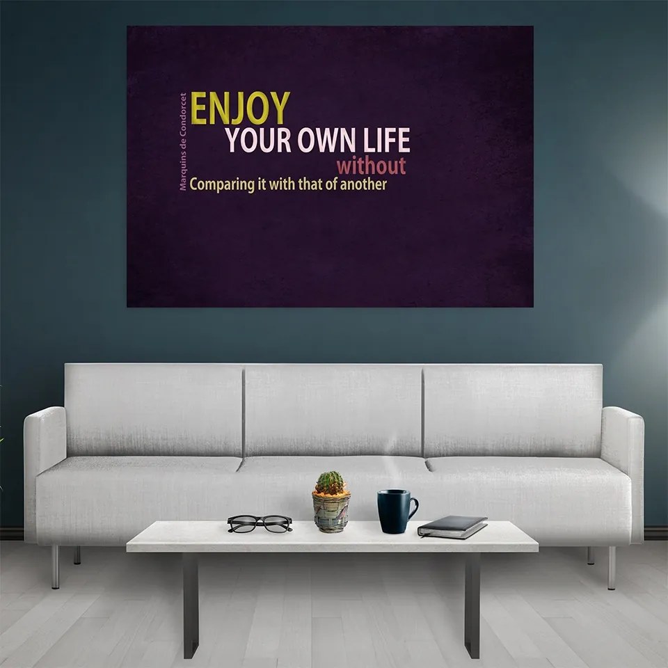 Tablou canvas Motivational Enjoy - 60x40 cm 60x40 cm