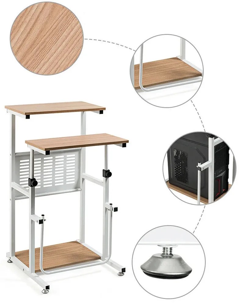 Stație de lucru cu înălțime reglabilă