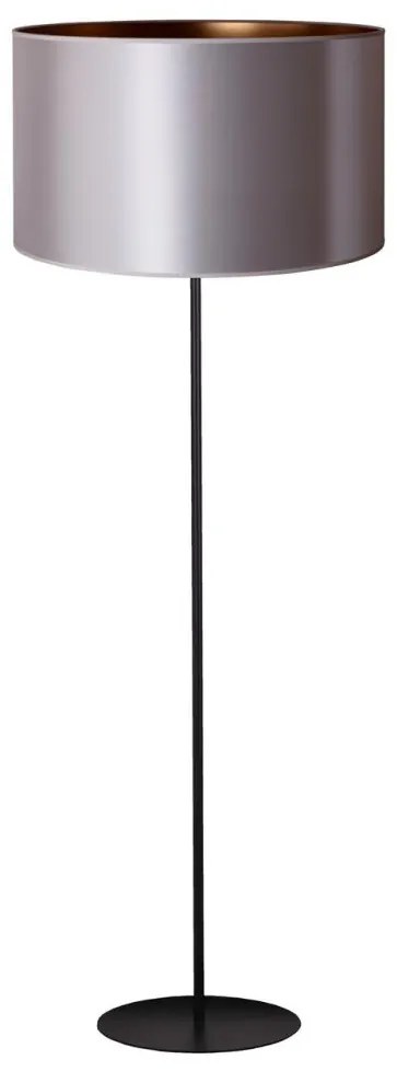 Duolla - Lampadar CANNES 1xE27/15W/230V 45 cm argintiu/cupru/negru