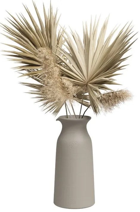 Vază bej din ceramică lucrată manual (înălțime 30 cm) Bia – Artevasi