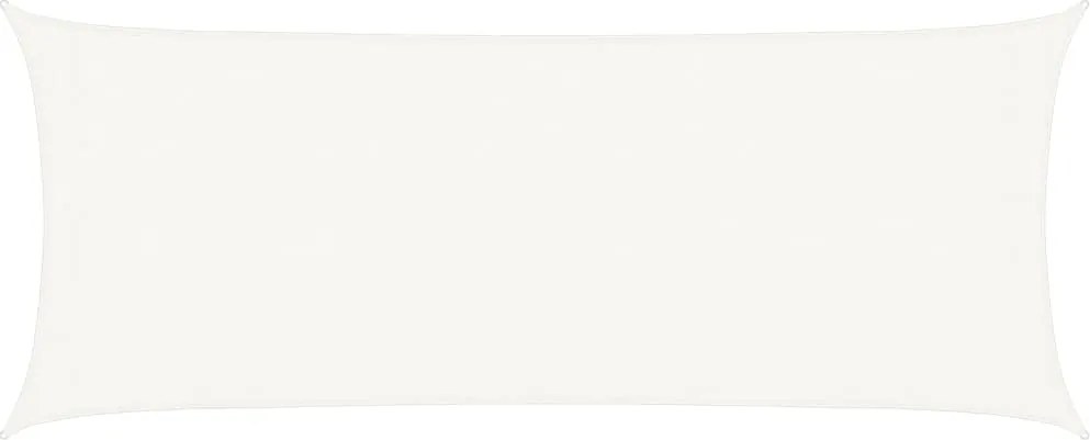 vidaXL Pânză parasolar, alb, 2x5 m, HDPE, 160 g/m²