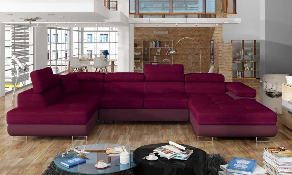 Coltar living extensibil Rodrigo – L345 x l202 x h90 cm