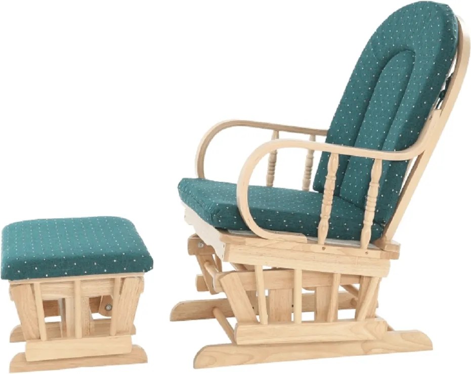 Fotoliu relaxant, material lemn de fag verde, RELAX GLIDER 87107