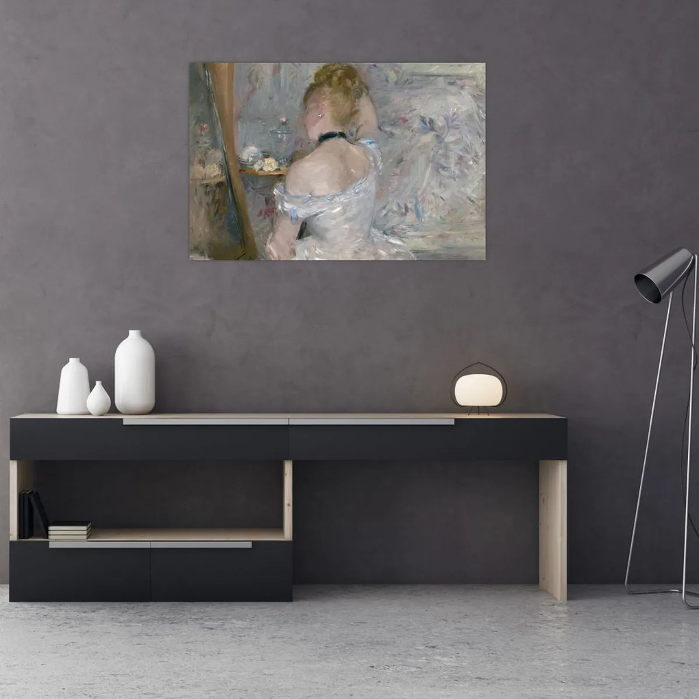 Tablou - Berthe Morisot, Woman at Her Toilette, reproducere (90x60 cm)