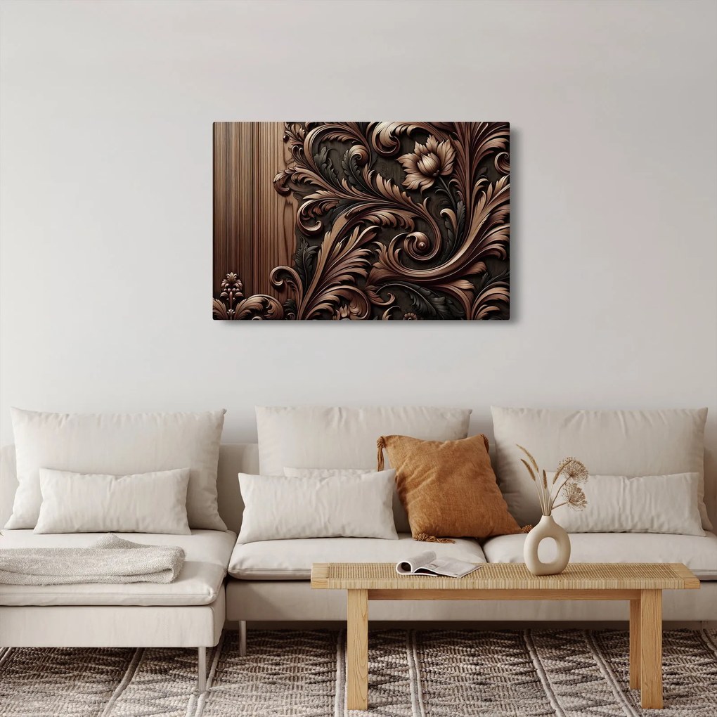 Tablou - Model din lemn (90x60 cm)