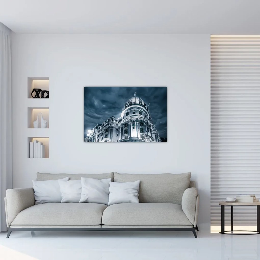 Tablou cu arhitectură în întuneric (90x60 cm)