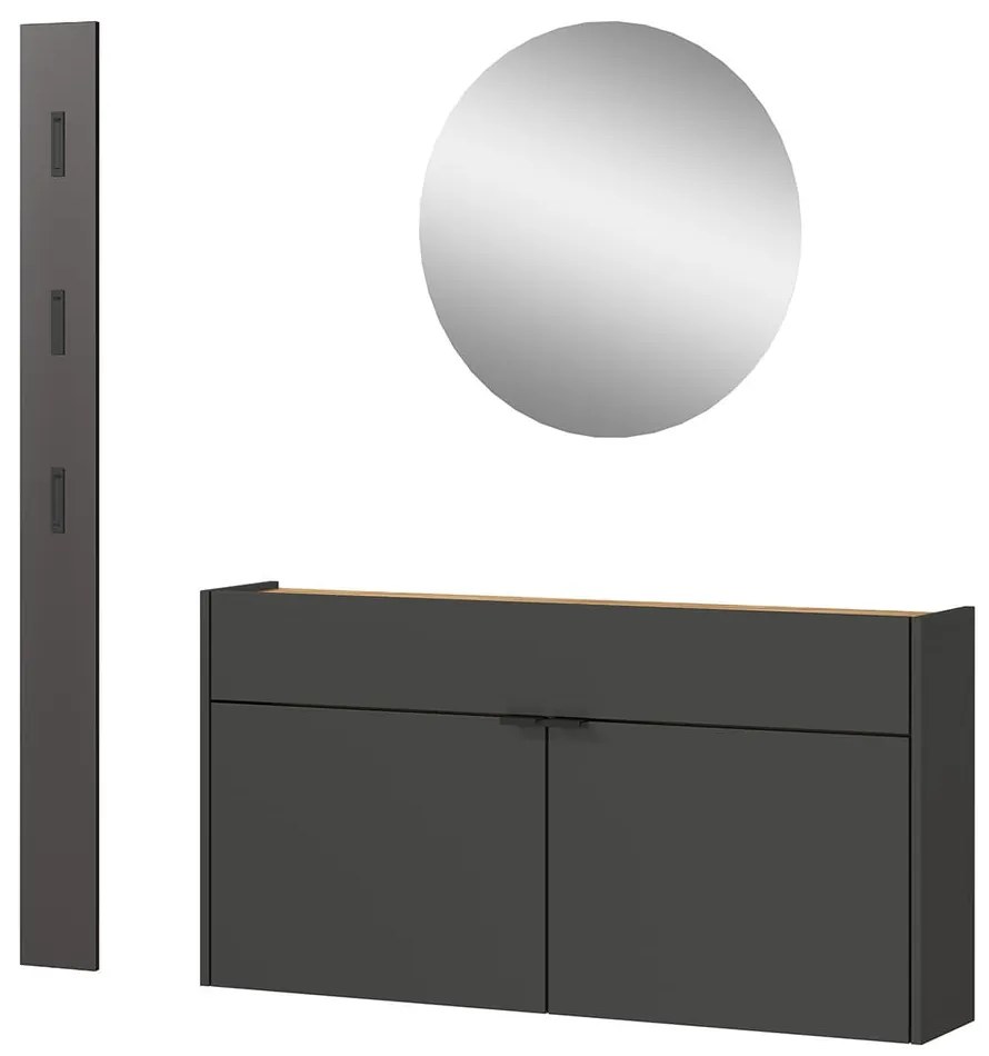 Set pentru hol gri antracit/natural Ameca – Germania