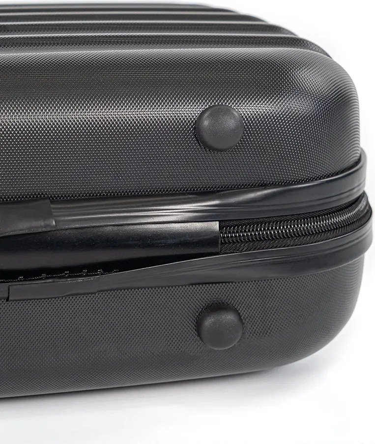TraveLux Max valiză de mână mică cu capac dur 28x36x16 cm negru