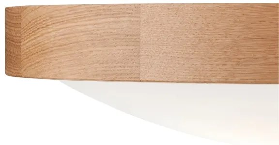 Plafonieră OAK SLIM 3×E27/60W/230V stejar ø 47 cm