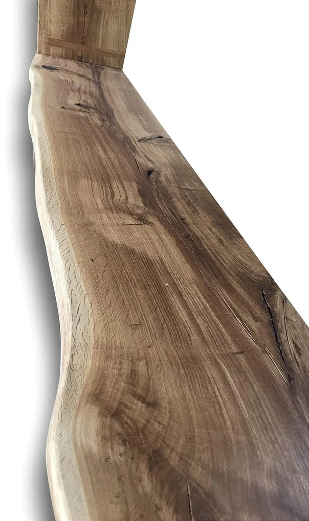 Raft lemn masiv de stejar lucrat manual • model CHICO