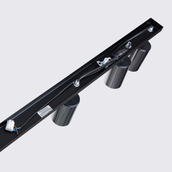 Spot Sollux SL.1372 WINX 6xGU10/10W/230V negru/crom