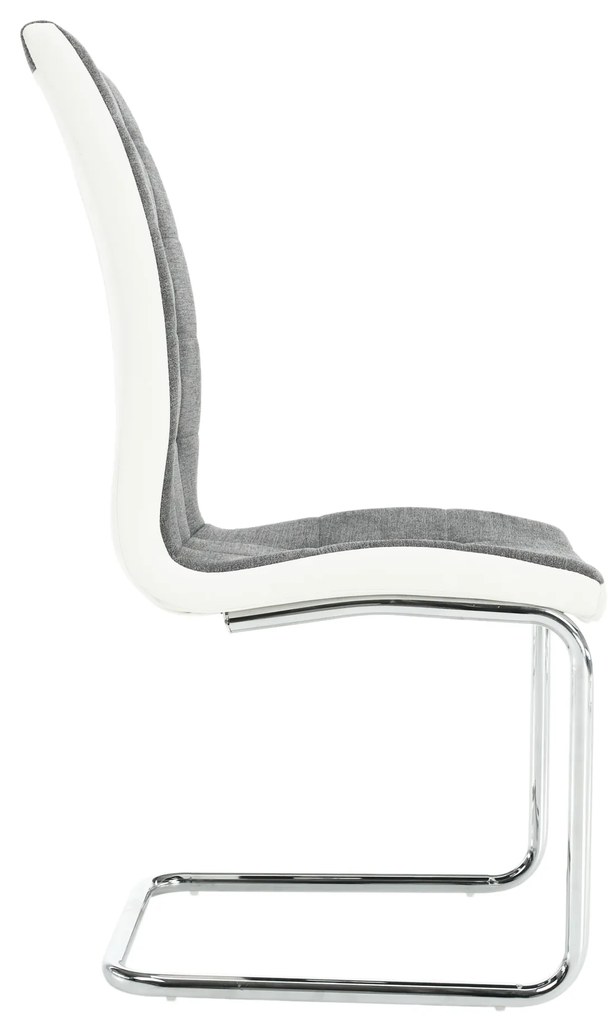 Scaun de sufragerie Santa new (gri închis + alb). 772783