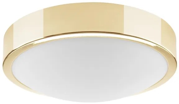 Plafonieră JONAS 1xE27/60W/230V d. 26 cm aurie