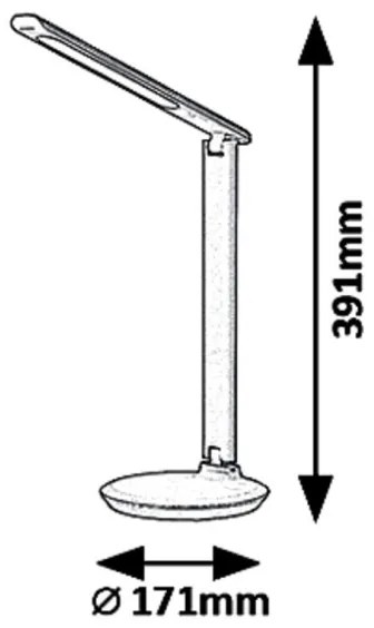 Rabalux 6979 - LED Lampă de masă dimmabilă OSIAS LED/9W/230V
