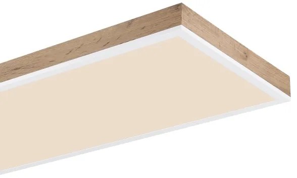 Globo 416080WWD5-CCT- Plafonieră LED DORO dimabilă, 36W, 230V, 2700-6500K (CCT), cu telecomandă, maro