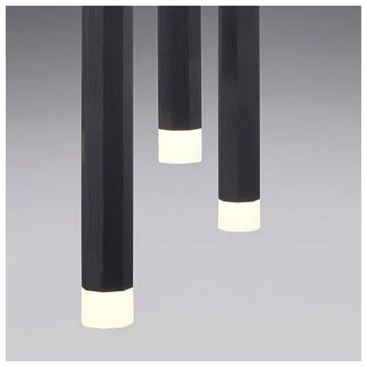 Lustră LED pe cablu BRUNO 5xLED/4,8W/230V neagră Leuchten Direkt 15205-18