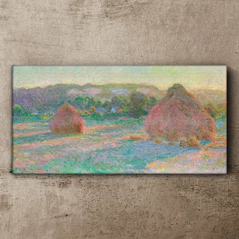 Tablou canvas Căpioare de fân Monet