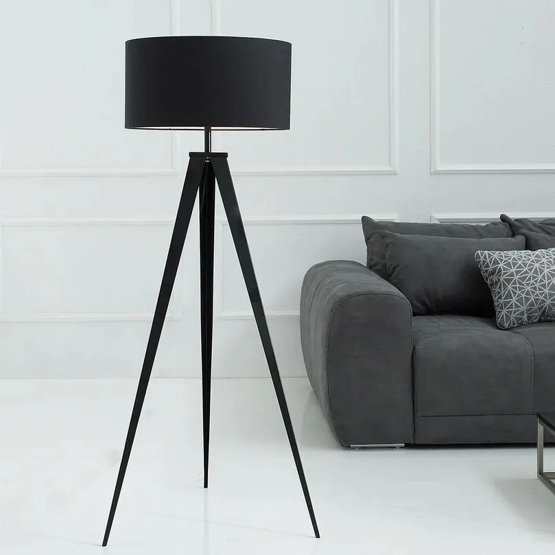 Lampadar cu trepied design elegant Tripod negru A-38683 VC