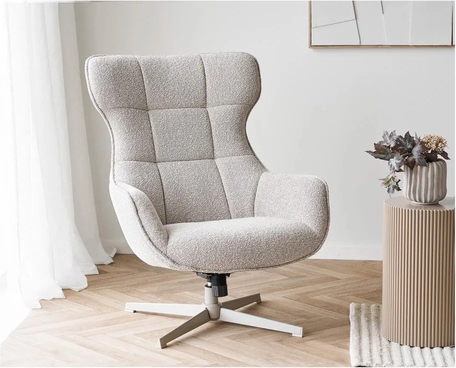 Fotoliu crem Turin – House Nordic