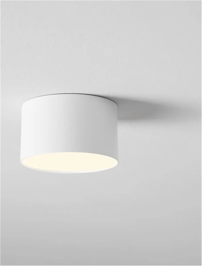 Spot aplicat, Plafoniera LED Luldo alb, 11cm