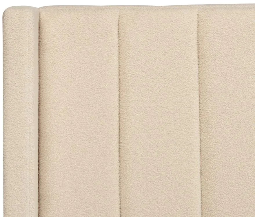 Pat matrimonial 140 cm Vue (boucle bej) (cu somieră). 1076452