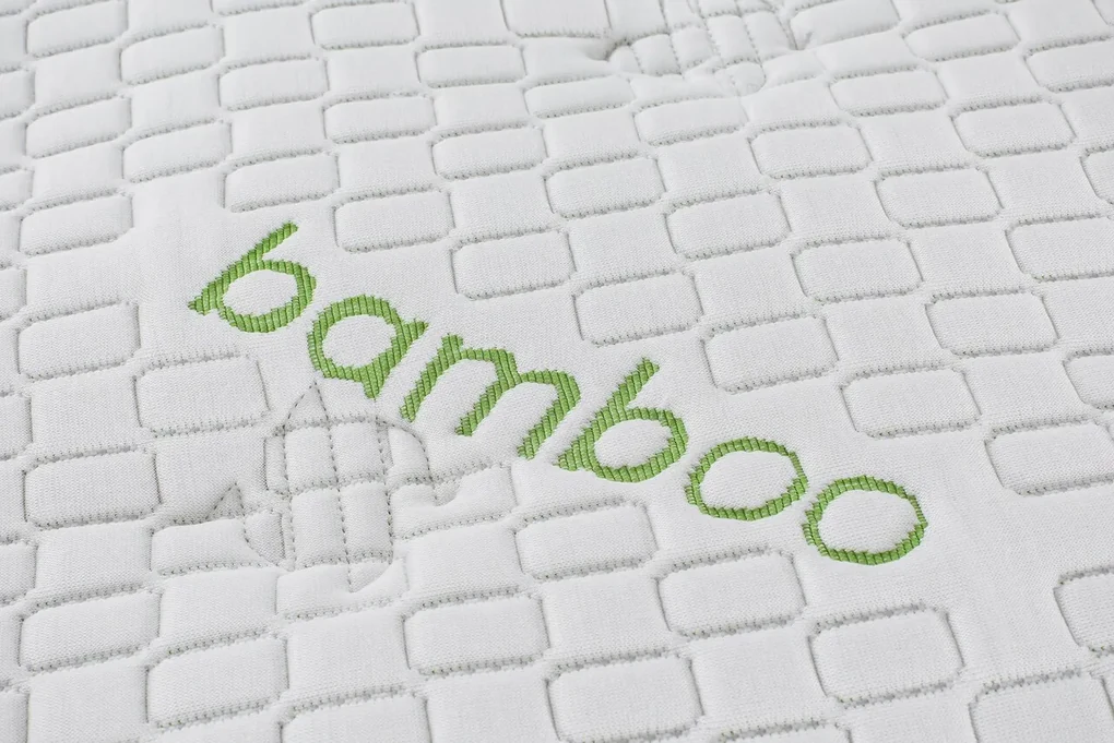 Saltea Ortopedica, Hipoalergenica, Premium Bamboo Memory Latex, 180x200 cm, H 26 cm, Arcuri Pocket, 7 Zone de Confort