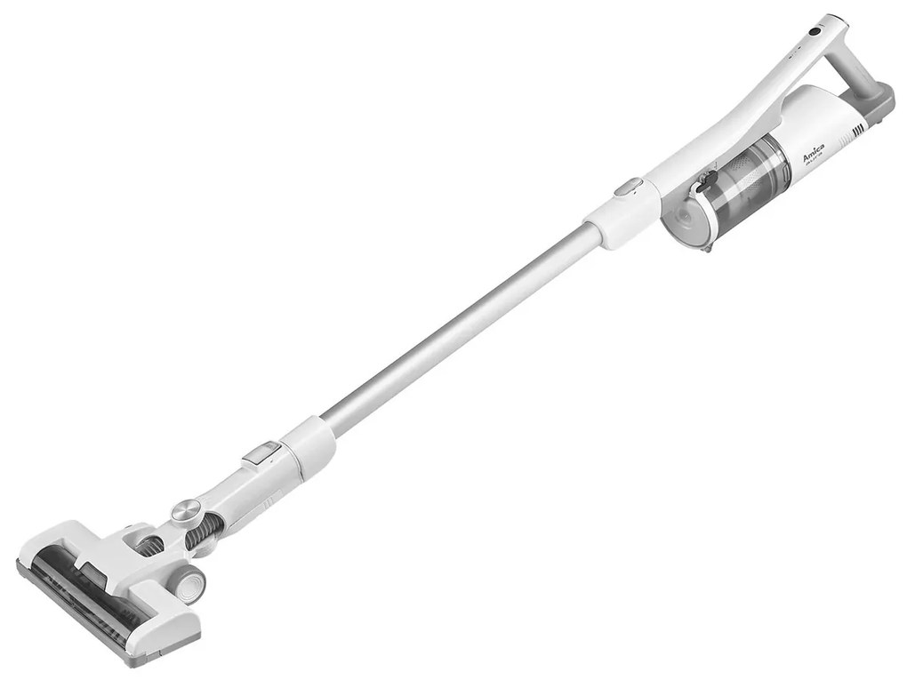Aspirator Amica Aura VM 7050 Baterie Li-Ion  Vertical 2 in 1 150 W Iluminare LED perie Alb