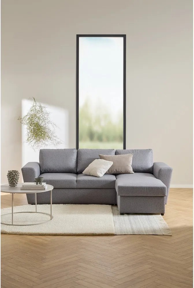 Măsuță de cafea gri rotundă din oțel ø 80 cm Seaford – Actona