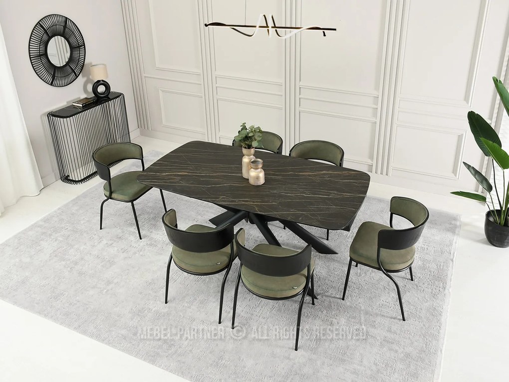 Scaun Marta K (khaki + negru). Promo -11%. 1111148