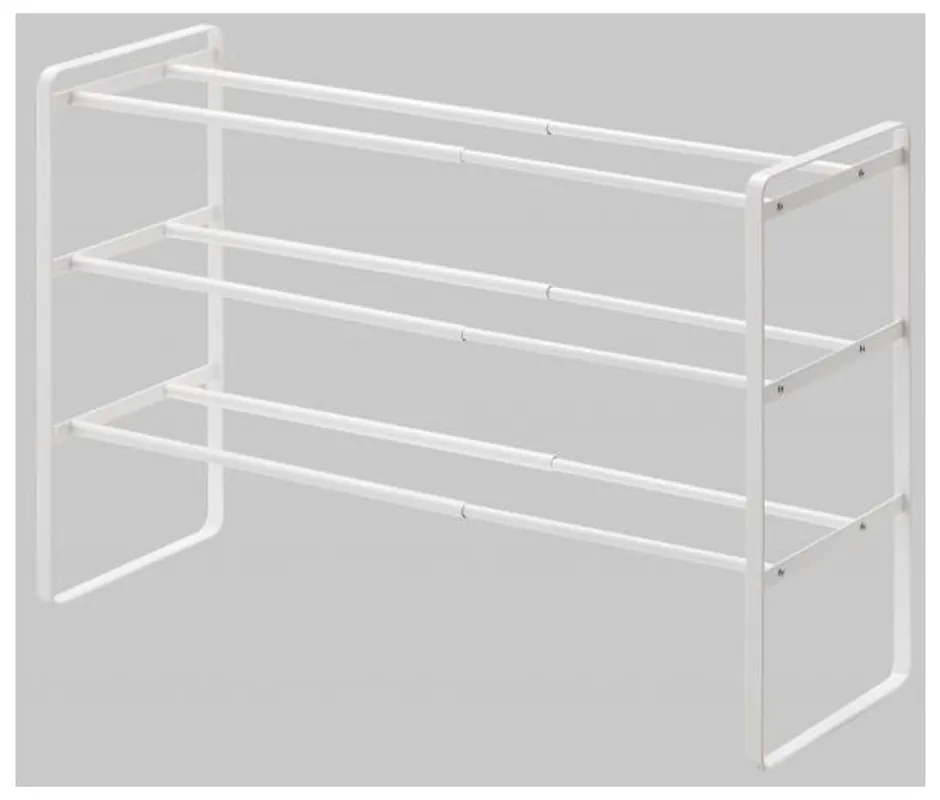 Pantofar ajustabil cu 3 etaje YAMAZAKI Maebashi, alb