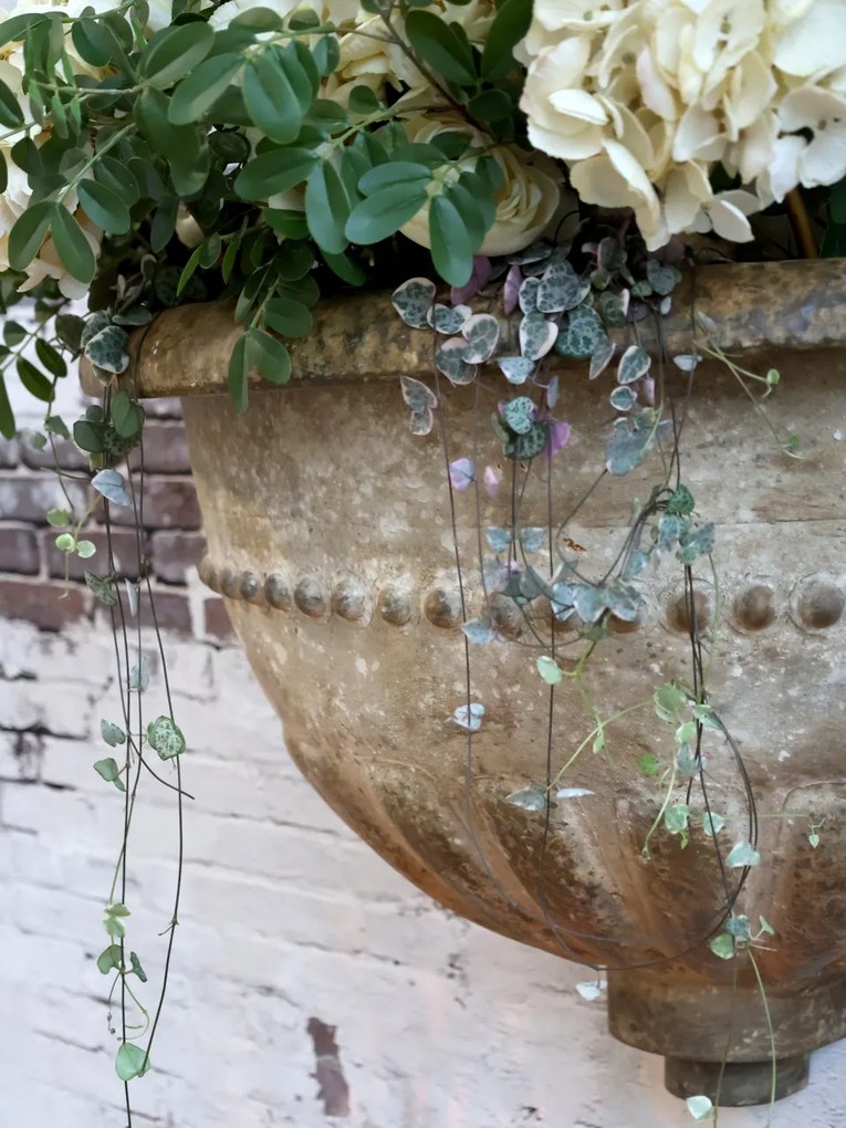 Fantana decorativa de perete, cu aspect vintage, "Old French"