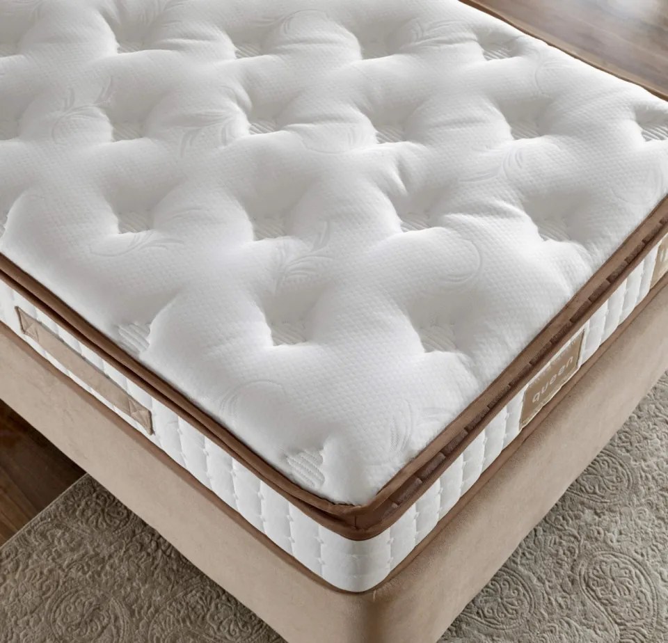 Saltea cu Arcuri Queen, 160x200 cm, Topper Inclus