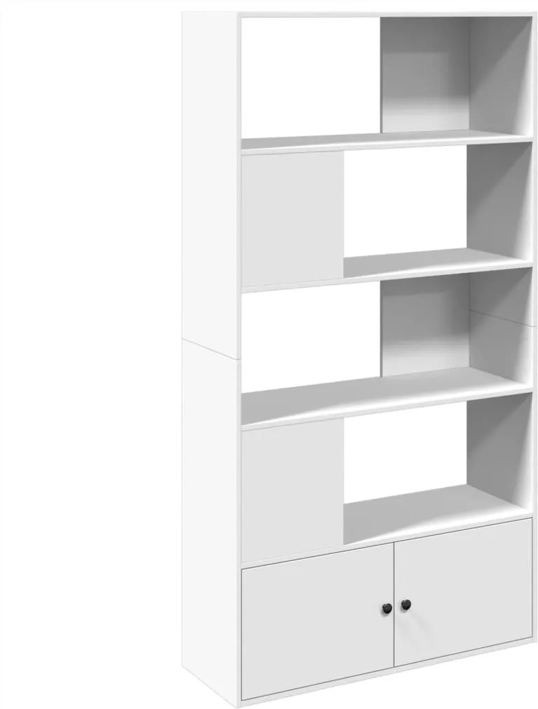 vidaXL Bibliotecă, alb, 100x36x189 cm, lemn prelucrat