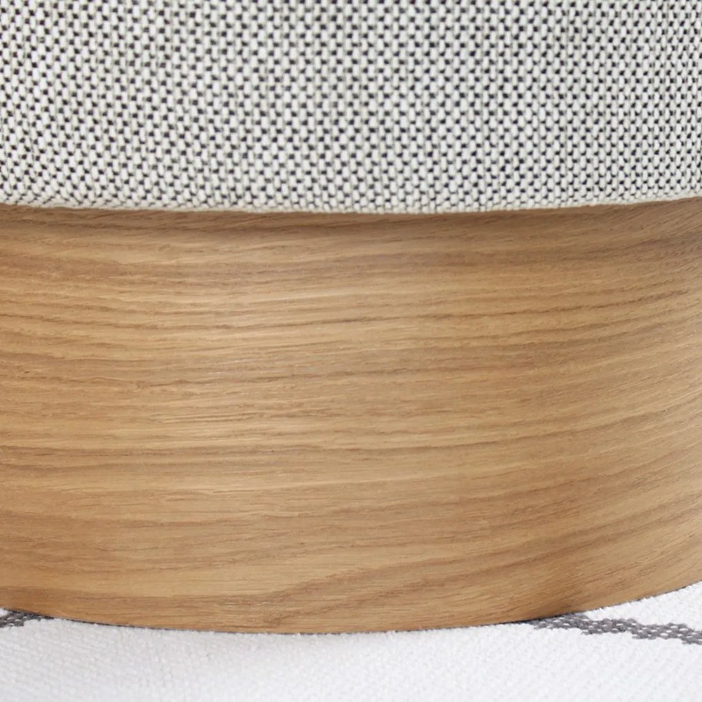 Barren Pouf Gri Taburet
