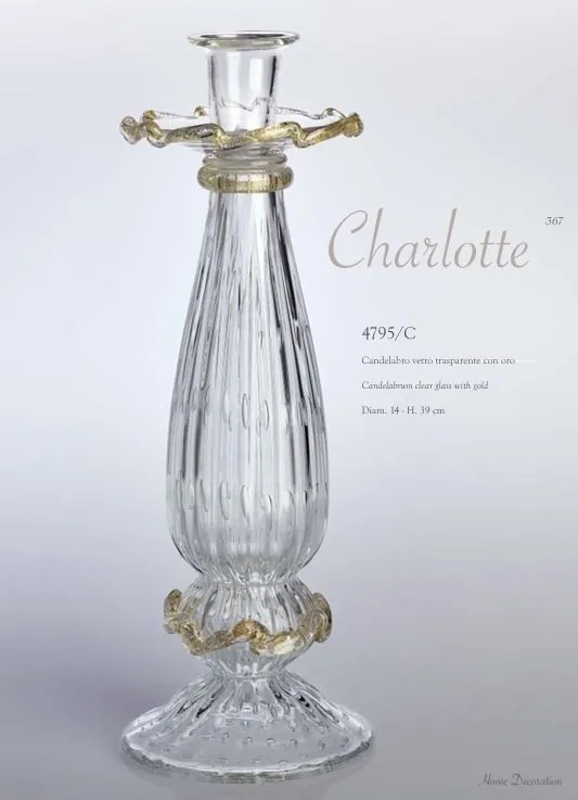 Suport lumanare LUX realizat manual Charlotte